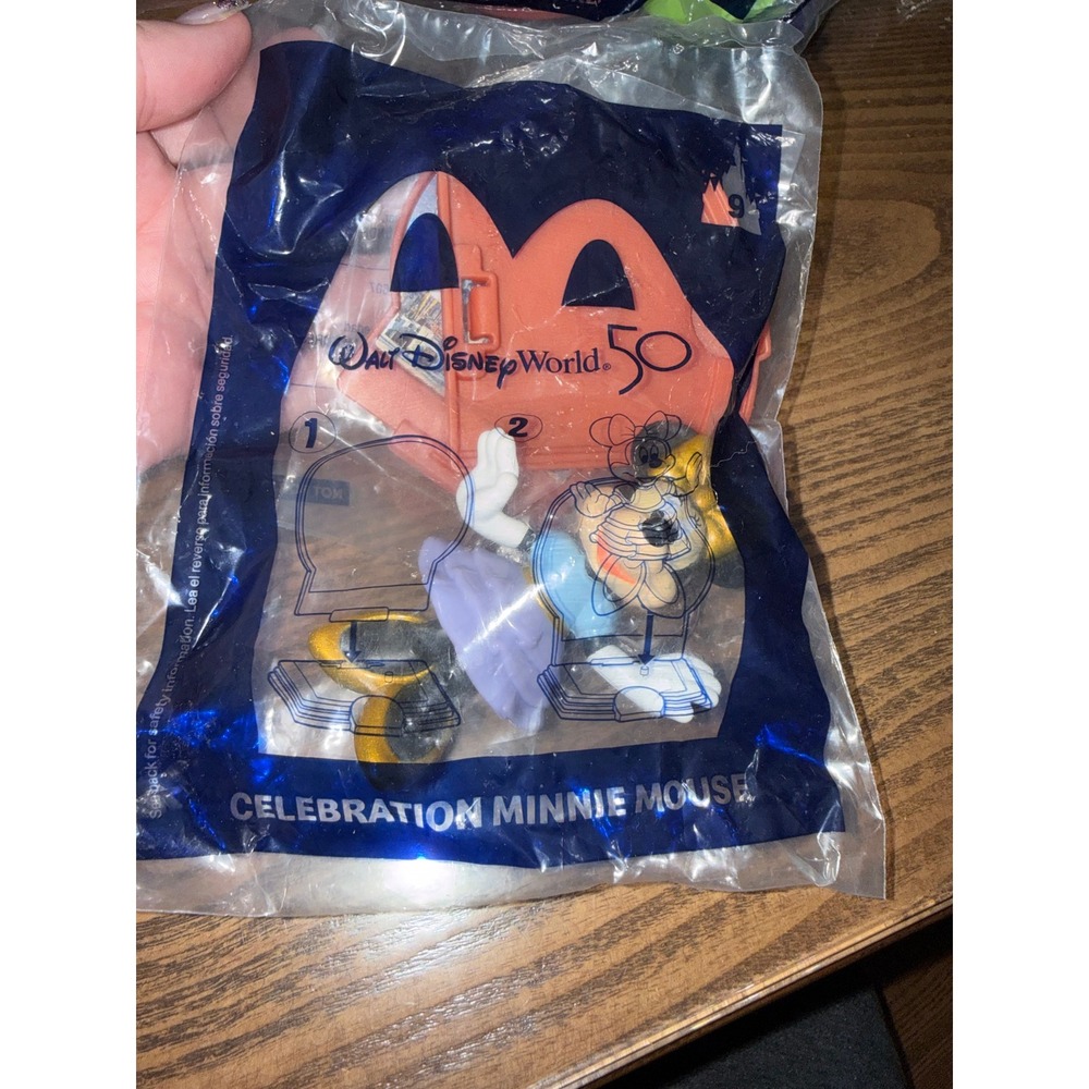 Walt Disney World 50th Celebration Happy Meal Toys Dale‎ Minnie Tinkerbell Groot - Picture 3 of 6